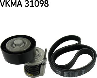 SKF VKMA 31098 - V-Ribbed Belt Set www.avaruosad.ee