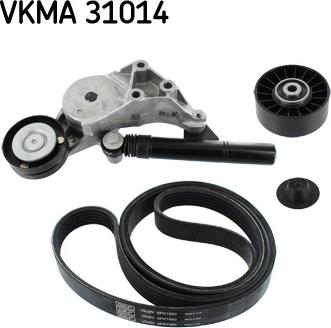 SKF VKMA 31014 - V-Ribbed Belt Set www.avaruosad.ee