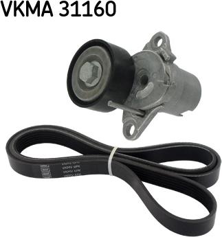 SKF VKMA 31160 - V-Ribbed Belt Set www.avaruosad.ee