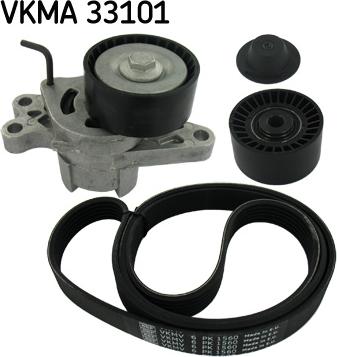 SKF VKMA 33101 - V-Ribbed Belt Set www.avaruosad.ee