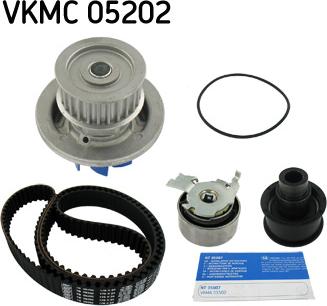 SKF VKMC 05202 - Water Pump & Timing Belt Set www.avaruosad.ee