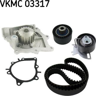 SKF VKMC 03317 - Water Pump & Timing Belt Set www.avaruosad.ee