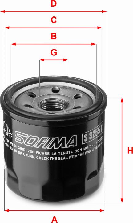 Sofima S 3255 R - Oil Filter www.avaruosad.ee