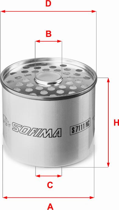 Sofima S 7111 NC - Fuel filter www.avaruosad.ee