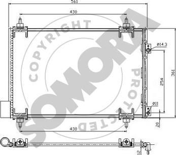 Somora 220760C - Kondensaator,kliimaseade www.avaruosad.ee