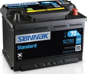 Sonnak SC700 - Стартерная аккумуляторная батарея, АКБ www.avaruosad.ee