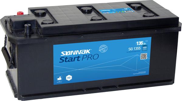 Sonnak SG1355 - Стартерная аккумуляторная батарея, АКБ www.avaruosad.ee
