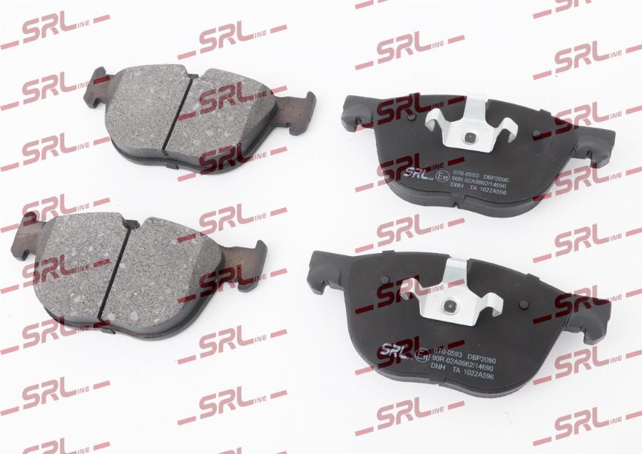 SRLine S70-0593 - Juego de pastillas de freno www.avaruosad.ee