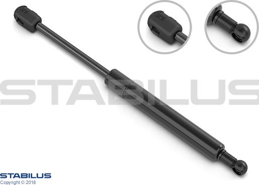 STABILUS 9991IR - Gas Spring, boot-/cargo area www.avaruosad.ee