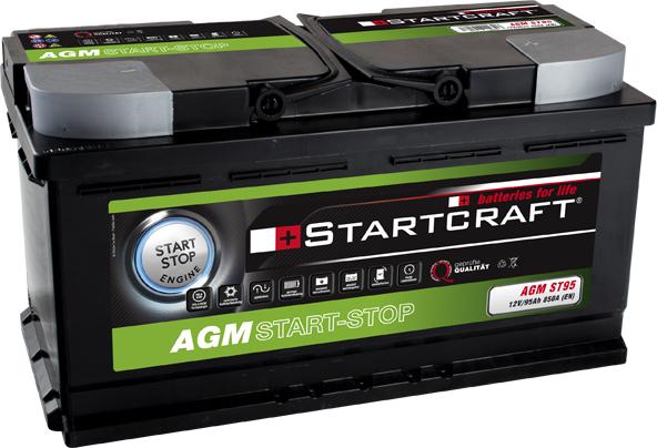 STARTCRAFT AGM ST95 - Starter Battery www.avaruosad.ee