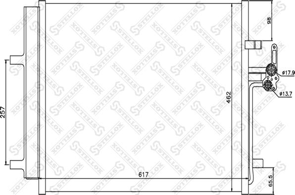 Stellox 10-45562-SX - Kondensaator,kliimaseade www.avaruosad.ee