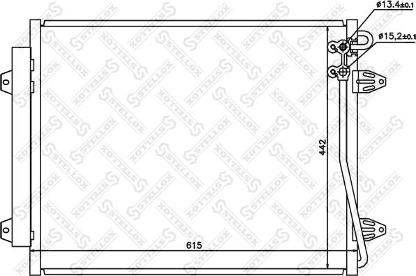 Stellox 10-45164-SX - Lauhdutin, ilmastointilaite www.avaruosad.ee