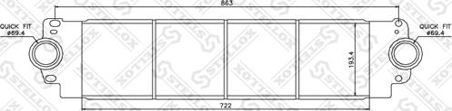 Stellox 10-40078-SX - Kompressoriõhu radiaator www.avaruosad.ee