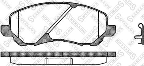 Remsa 0804.12 - Kit de plaquettes de frein, frein à disque www.avaruosad.ee