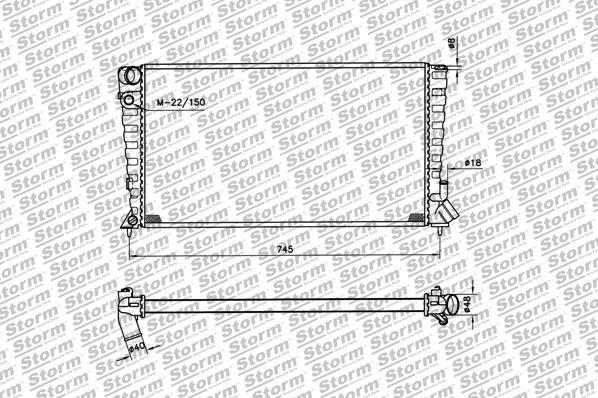 Storm 26501 - Radiaator,mootorijahutus www.avaruosad.ee