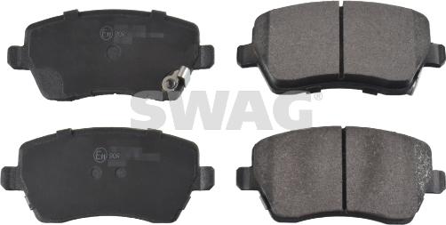 Swag 60 11 6199 - Brake Pad Set, disc brake www.avaruosad.ee