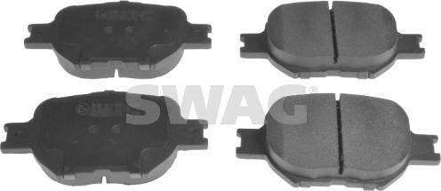Swag 81 91 6578 - Brake Pad Set, disc brake www.avaruosad.ee