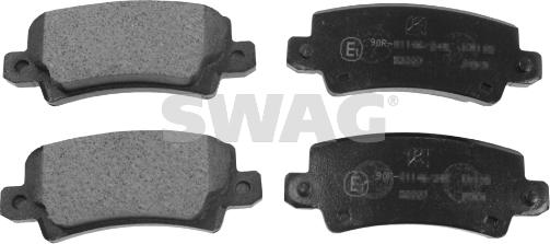 Swag 81 91 6577 - Brake Pad Set, disc brake www.avaruosad.ee