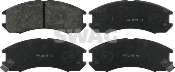 Swag 83 91 6282 - Brake Pad Set, disc brake www.avaruosad.ee