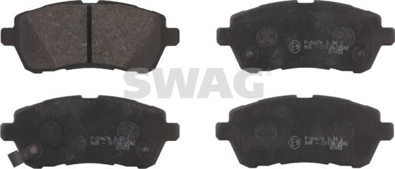 Swag 83 91 6771 - Brake Pad Set, disc brake www.avaruosad.ee