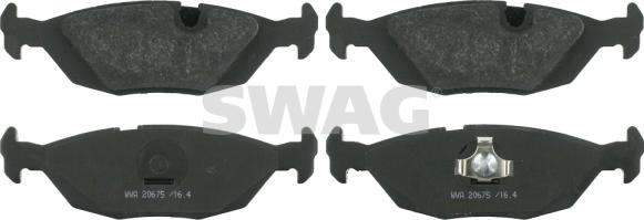 Swag 20 91 6141 - Brake Pad Set, disc brake www.avaruosad.ee