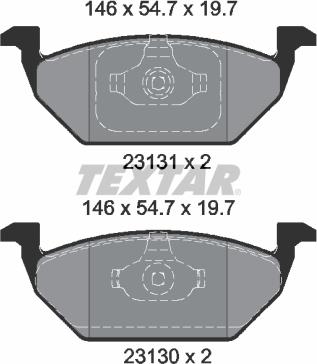 Textar 89013400 - Brake Set, disc brakes www.avaruosad.ee