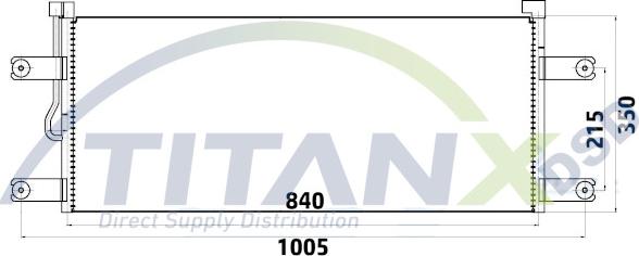 TITANX CD119009 - Конденсатор, кондиционер www.avaruosad.ee