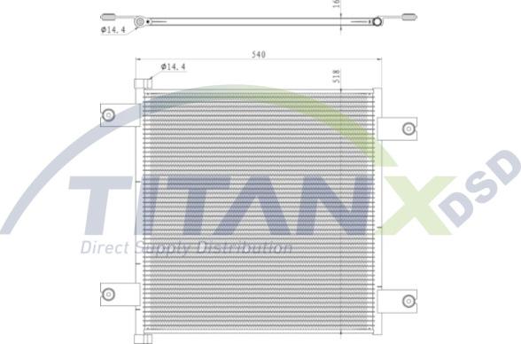 TITANX CD179004 - Kondensators, Gaisa kond. sistēma www.avaruosad.ee