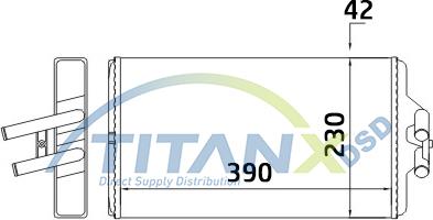 TITANX HT119001 - Soojusvaheti,salongiküte www.avaruosad.ee