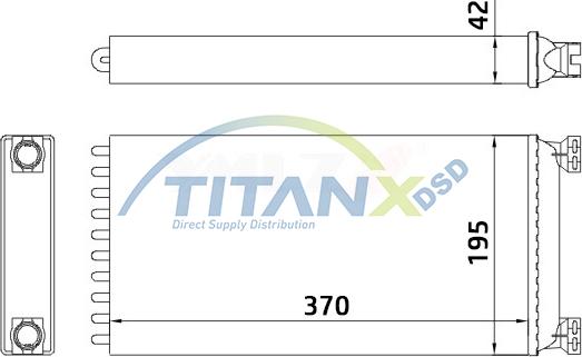 TITANX HT139003 - Soojusvaheti,salongiküte www.avaruosad.ee