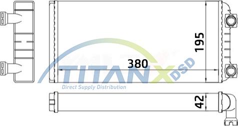 TITANX HT129002 - Soojusvaheti,salongiküte www.avaruosad.ee