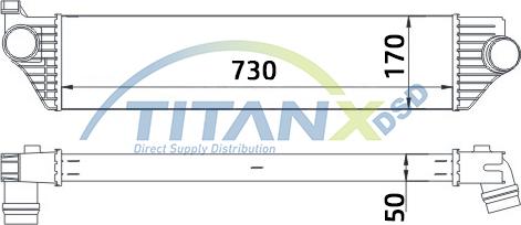 TITANX IC369005 - Laddluftkylare www.avaruosad.ee