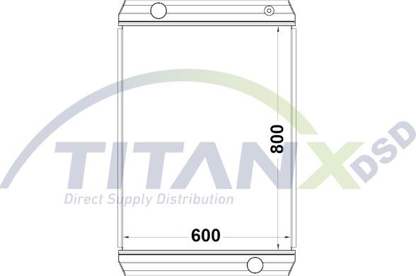 TITANX RD509031 - Radiators, Motora dzesēšanas sistēma www.avaruosad.ee