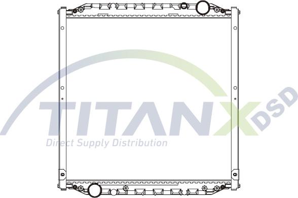 TITANX RD139011 - Radiaator,mootorijahutus www.avaruosad.ee