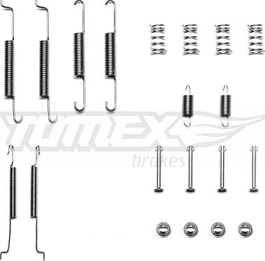 TOMEX brakes TX 40-01 - Accessory Kit, drum brake www.avaruosad.ee