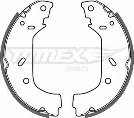 TOMEX brakes TX 20-98 - Brake Set, drum brakes www.avaruosad.ee