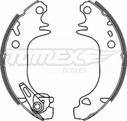 TOMEX brakes TX 20-44 - Brake Set, drum brakes www.avaruosad.ee