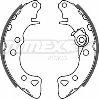 TOMEX brakes TX 20-55 - Brake Set, drum brakes www.avaruosad.ee