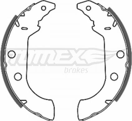 TOMEX brakes TX 20-67 - Brake Set, drum brakes www.avaruosad.ee