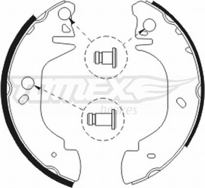 TOMEX brakes TX 20-81 - Brake Set, drum brakes www.avaruosad.ee