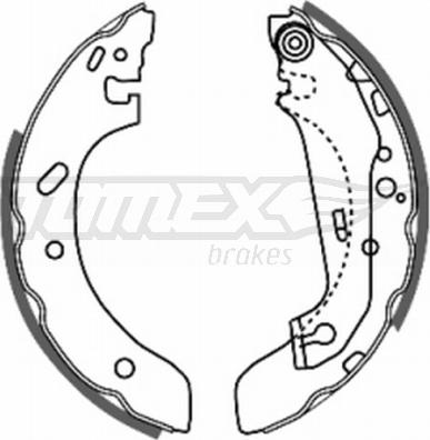 TOMEX brakes TX 20-73 - Brake Set, drum brakes www.avaruosad.ee