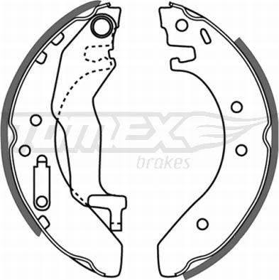 TOMEX brakes TX 21-54 - Brake Set, drum brakes www.avaruosad.ee