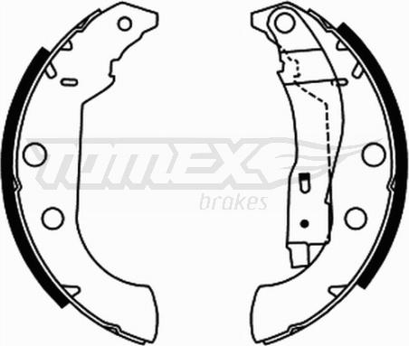 TOMEX brakes TX 21-67 - Brake Set, drum brakes www.avaruosad.ee