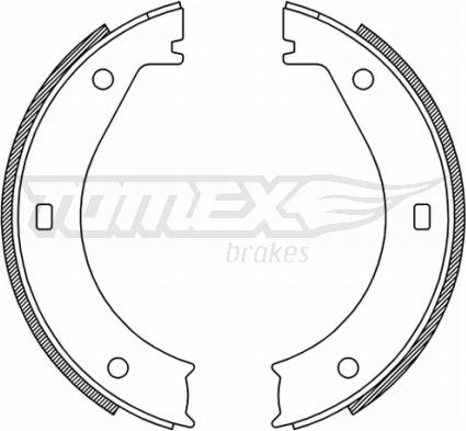 TOMEX brakes TX 21-25 - Brake Set, drum brakes www.avaruosad.ee