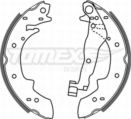 TOMEX brakes TX 21-22 - Brake Set, drum brakes www.avaruosad.ee