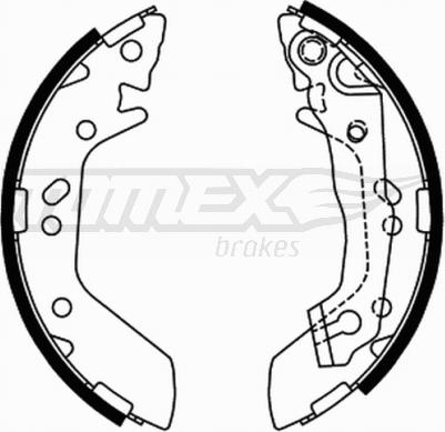 TOMEX brakes TX 21-70 - Brake Set, drum brakes www.avaruosad.ee