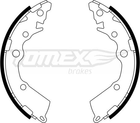 TOMEX brakes TX 23-18 - Brake Set, drum brakes www.avaruosad.ee