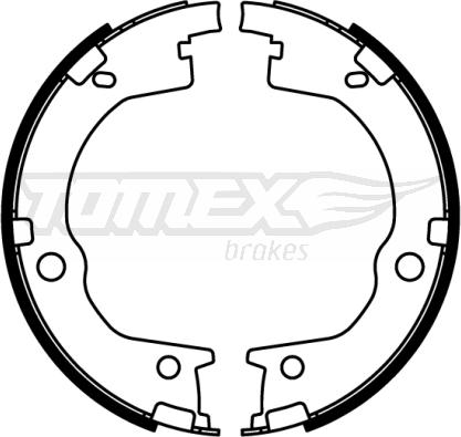 TOMEX brakes TX 22-55 - Brake Set, drum brakes www.avaruosad.ee