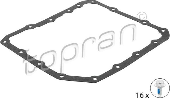 Topran 500 784 - Seal, automatic transmission oil pan www.avaruosad.ee