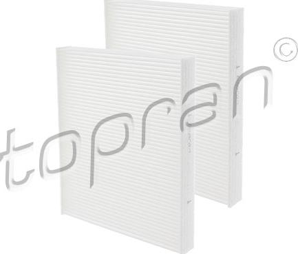 Topran 501 647 - Filter, interior air www.avaruosad.ee